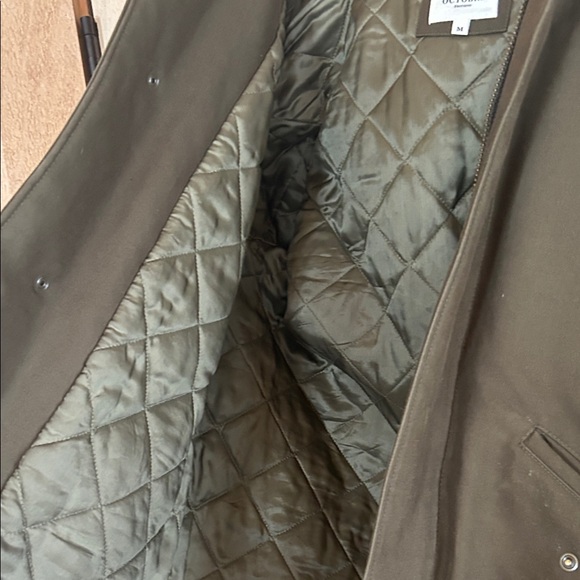 Octobre Men’s Peter Parka Olive Hooded Jacket - Picture 7 of 7